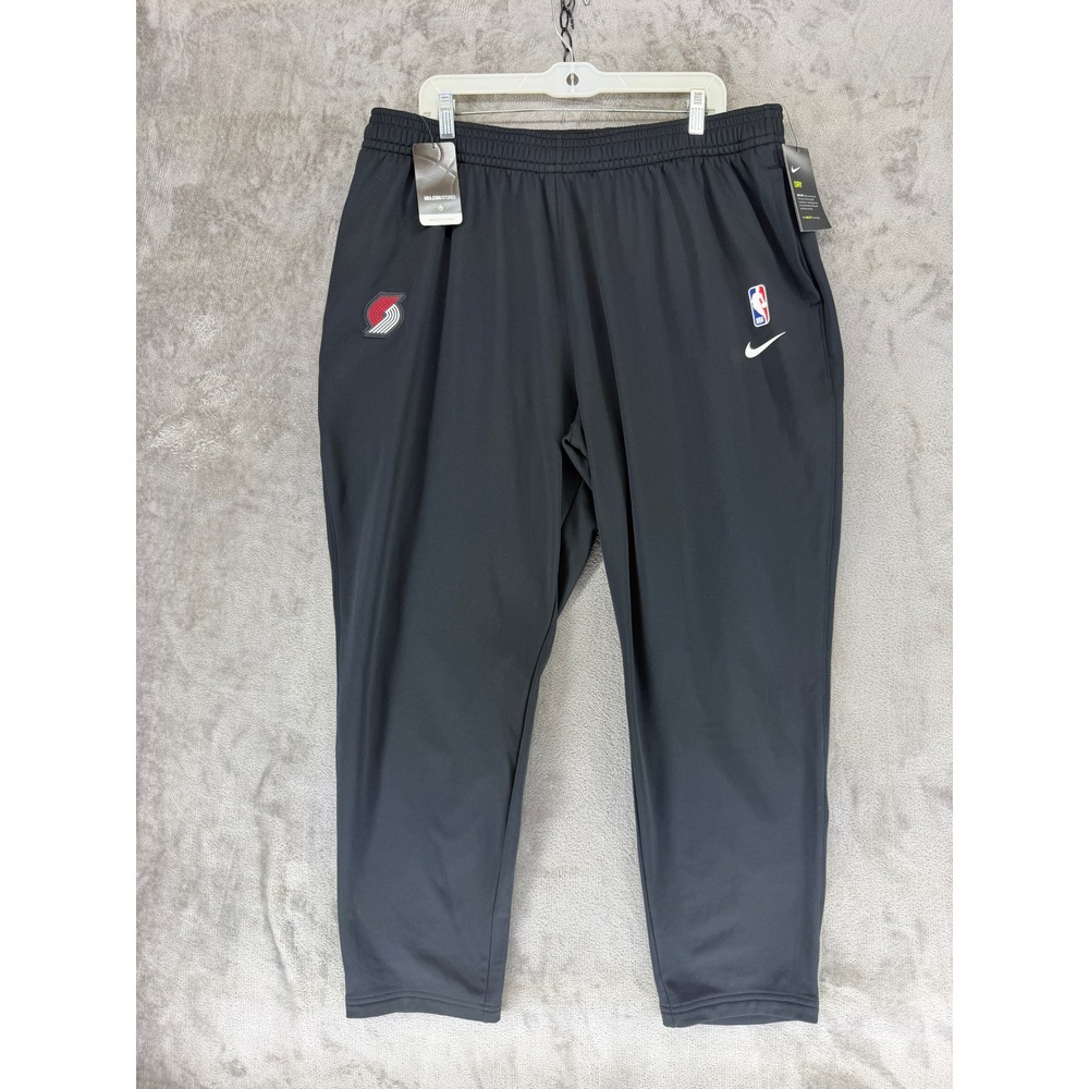 Nike Portland Trail Blazers NBA Womens 3XL Black Dri-FIT Pants AV1900-010 NEW